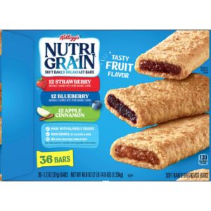 Whole Grain & Real Fruit Bars, 36 Pack